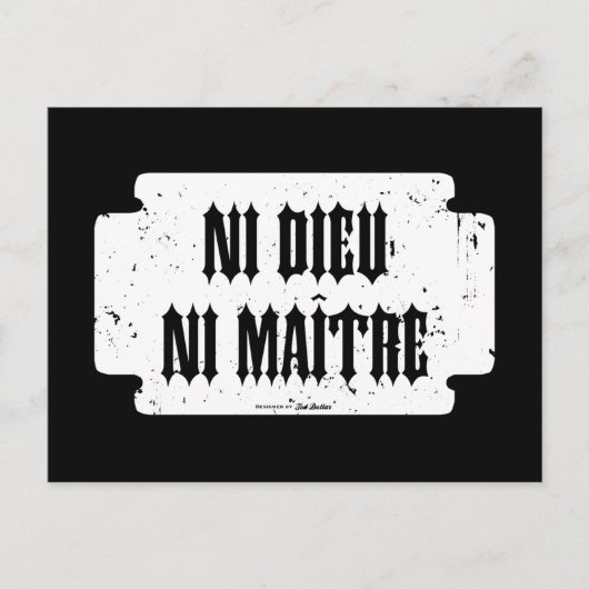 Ni dieu ni maître postkarte (Vorderseite)