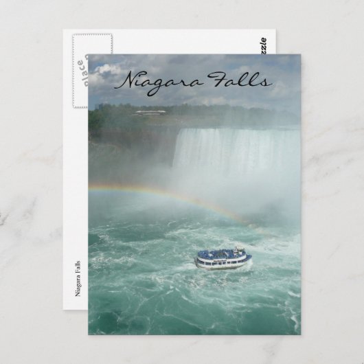 Niagara-Bogen Postkarte (Vorne/Hinten)