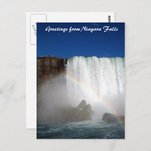 Niagara Fall Postkarte (Vorne/Hinten)
