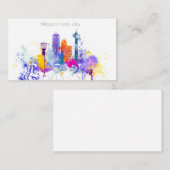 Niagara-Fall-Stadt-Skyline Visitenkarte (Vorne/Hinten)