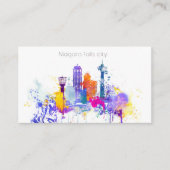 Niagara-Fall-Stadt-Skyline Visitenkarte (Vorderseite)
