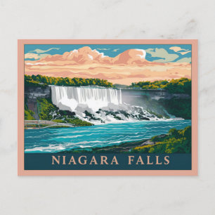 Niagara Fälle Kanada, USA Postkarte