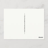Niagara-Fälle-Karte Postkarte (Rückseite)