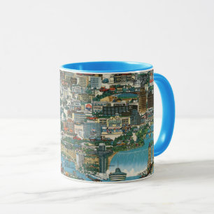 Niagara-Fälle Karte Tasse