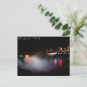 Niagara-Fälle nachts Postkarte (Stehend Vorderseite)