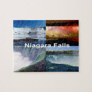 Niagara Fälle New York Foto Collage Wasserfall Puzzle