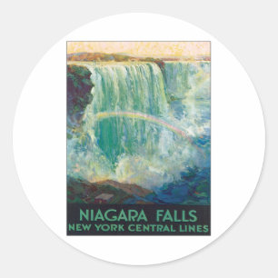 Niagara Fälle New York Runder Aufkleber