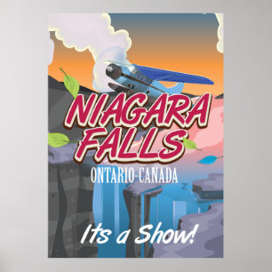 Niagara Fälle Ontario Kanada Reiseplakat Poster