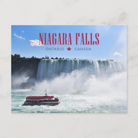Niagara-Fälle Postkarte (Vorderseite)