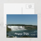 Niagara-Fälle Postkarte (Vorne/Hinten)