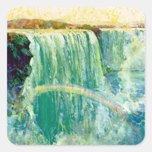 Niagara-Fälle Quadratischer Aufkleber
