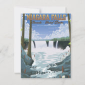 Niagara-Fälle-Reiseposter (Vorderseite)