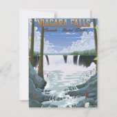 Niagara-Fälle-Reiseposter (Rückseite)