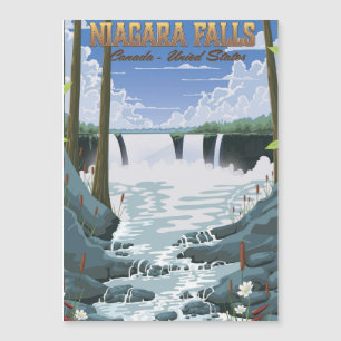 Niagara-Fälle-Reiseposter Magnetkarte