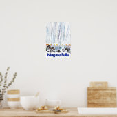 Niagara-Fälle-Reiseposter Poster (Küche)