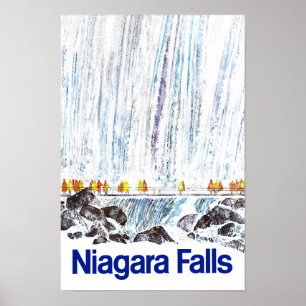 Niagara-Fälle-Reiseposter Poster