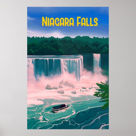 Niagara-Fälle-Reiseposter Poster (Vorne)