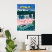 Niagara-Fälle-Reiseposter Poster (Heimbüro)