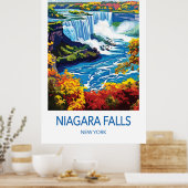 Niagara-Fälle-Reiseposter Poster (Küche)