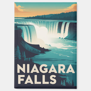 Niagara Fälle - Retro Kühlschrankmagnet