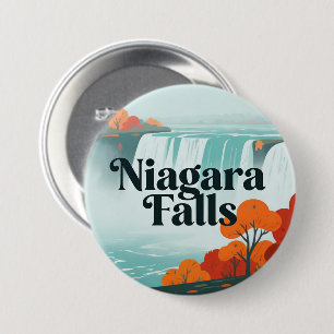 Niagara-Fälle-Rucksackknopf Button