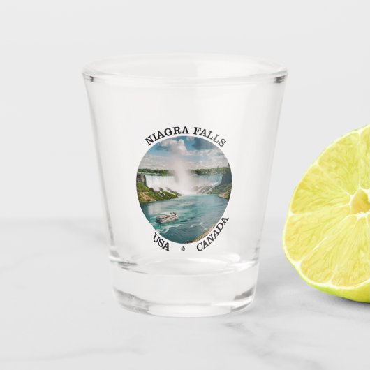 Niagara-Fälle Schnapsglas (Vorderseite)