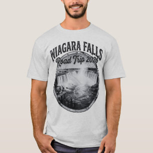 Niagara-Fälle-Straßenreise 2026 Vintage-Reisedesig T-Shirt