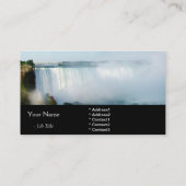 Niagara-Fälle Visitenkarte (Rückseite)