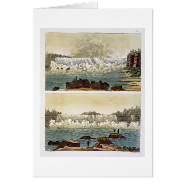 Niagara Falls, 1818 (Farbstich) (Vorne)