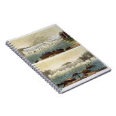 Niagara Falls, 1818 (Farbstich) Notizblock (Rechte Seite)