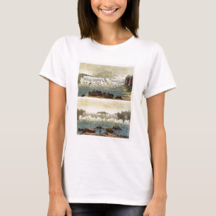 Niagara Falls, 1818 (Farbstich) T-Shirt