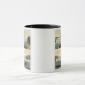 Niagara Falls, 1818 (Farbstich) Tasse (Zentrum)