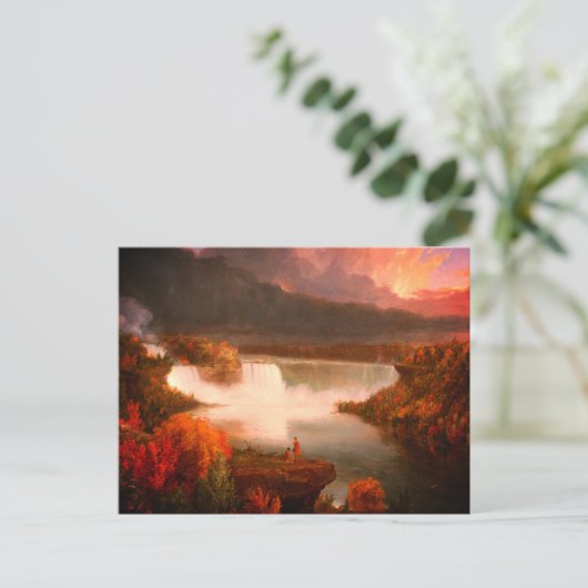 Niagara Falls 1830 Postkarte (Stehend Vorderseite)