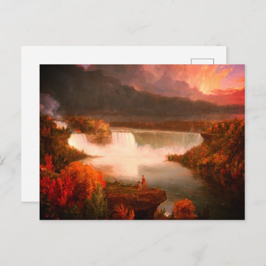 Niagara Falls 1830 Postkarte (Vorne/Hinten)