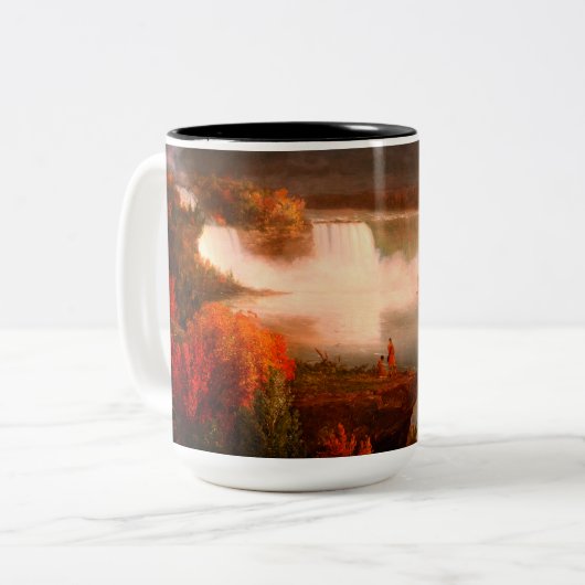 Niagara Falls 1830 Zweifarbige Tasse (Vorderseite Links)