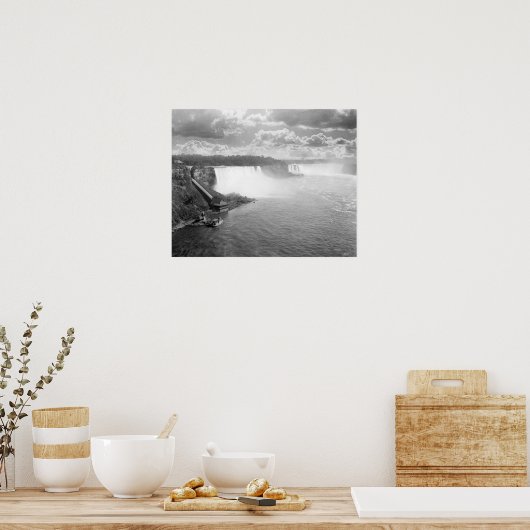 Niagara Falls, 1905. Vintages Foto Poster (Küche)
