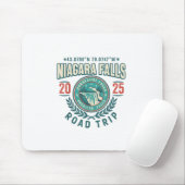 Niagara Falls 2025 Koordinates Road Trip Souvenir Mousepad (Mit Mouse)