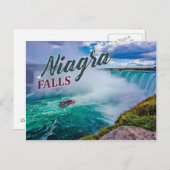 Niagara Falls 90er Jahre Style Postcard Postkarte (Vorne/Hinten)