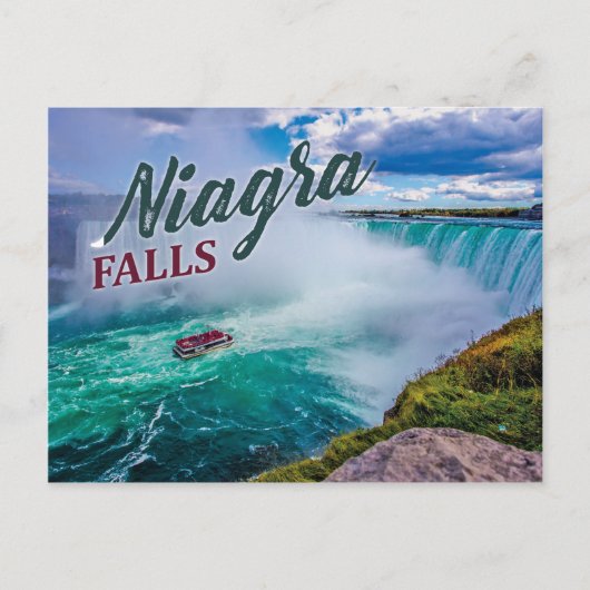 Niagara Falls 90er Jahre Style Postcard Postkarte (Vorderseite)