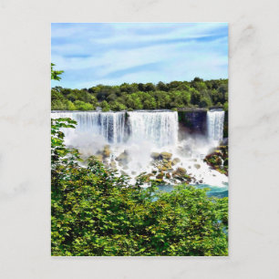 Niagara Falls - American and Bridal Veil Falls Postkarte
