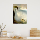 Niagara Falls, American Side by Frederic Church Poster (Küche)