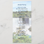 Niagara Falls American und Bridal Veil Falls Programm (Rückseite)