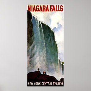 NIAGARA FALLS AMERIKA Wasserfall Vintage Poster