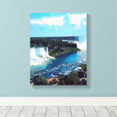 NIAGARA FALLS - Ansicht Leinwanddruck (Insitu (Holzboden))