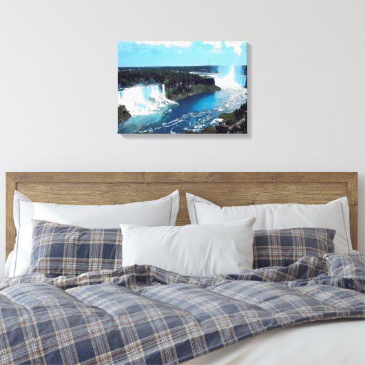 NIAGARA FALLS - Ansicht Leinwanddruck (Insitu (Schlafzimmer))
