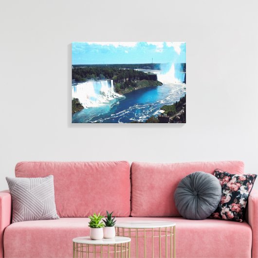 NIAGARA FALLS - Ansicht Leinwanddruck (Insitu (Wohnzimmer))
