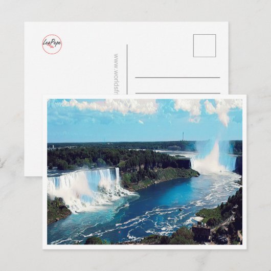 NIAGARA FALLS - Ansicht Postkarte (Vorne/Hinten)