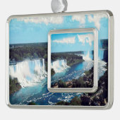 NIAGARA FALLS - Ansicht Rahmen-Ornament Silber (Links)