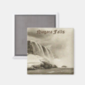 Niagara Falls Antique Sepia Magnet (Vorderseite/Rückseite)