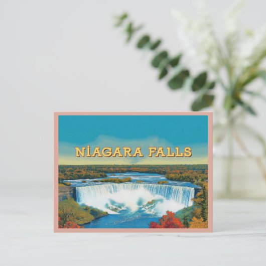 Niagara Falls - Atemberaubende Wasserfall Landscha Postkarte (Stehend Vorderseite)